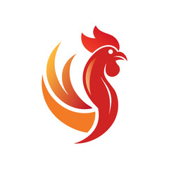 Creative logo icon for a chicken firm