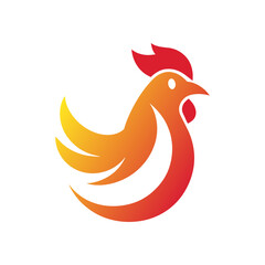 Creative logo icon for a chicken firm