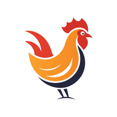 Creative logo icon for a chicken firm