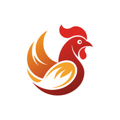 Creative logo icon for a chicken firm