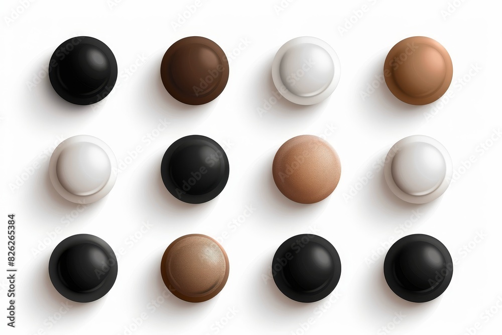 Poster overlay shadow effects on an isolated white background. realistic modern drop shadows on various ang