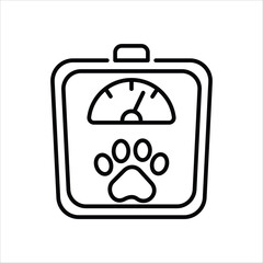 Obraz premium Scale vector icon