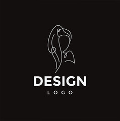 illustrations woman beauty,single line