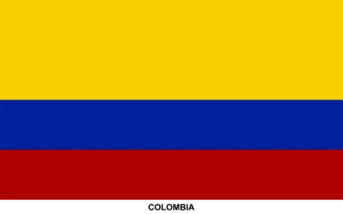 Flag of COLOMBIA, COLOMBIA national flag © pockygallery11