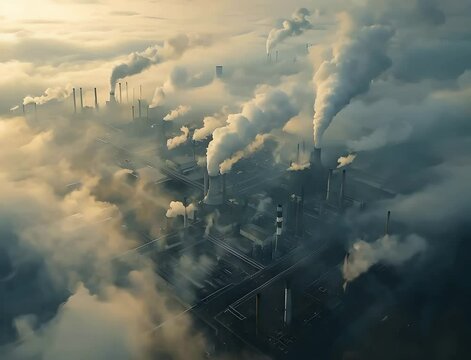 Industrial air pollution