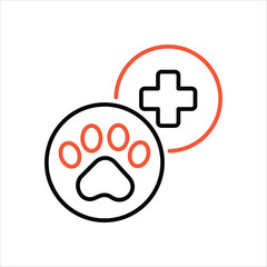 Veterinary vector icon