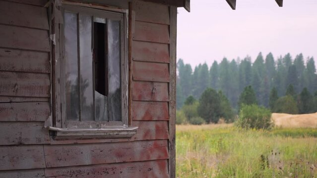 The old Potlatch train station near the historic Potlatch location that once had a large timber yard.