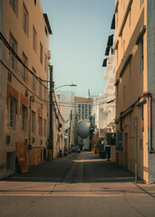 Fototapeta premium street in the town Miami Beach Florida
