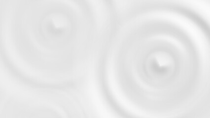 Milk splash ripple. 3d white water circle effect. Cream liquid circular surface top view. Droplet impact on cosmetic or yogurt texture bg. Drip ring puddle design for product presentation on banner