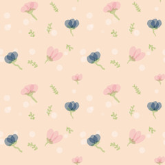 Seamless pattern floral pattern graphics