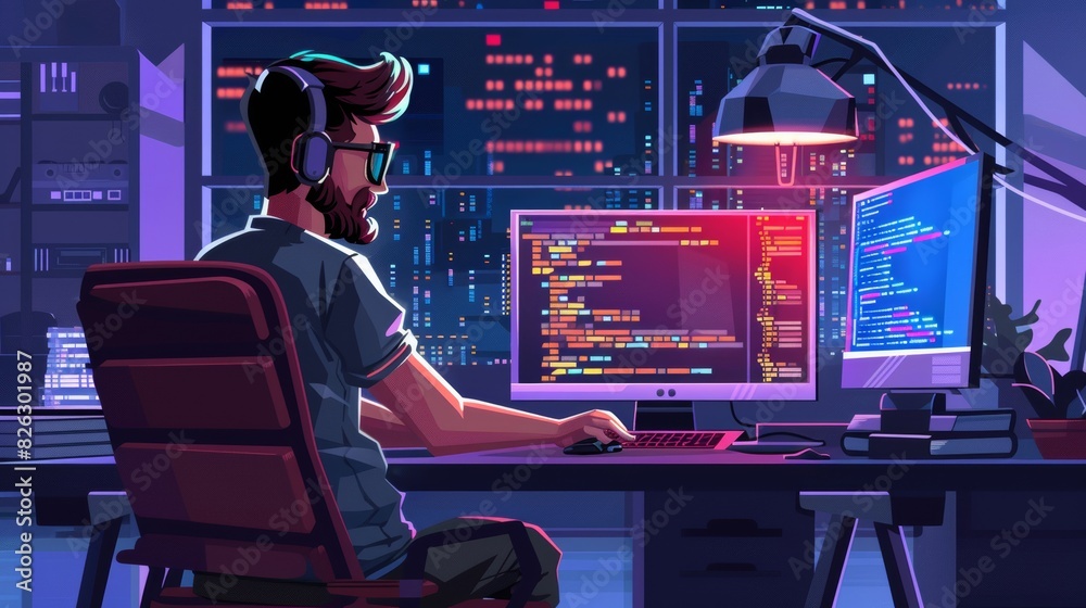 Poster a large set of it careers. programmers write software and code