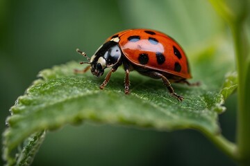 ladybird on a leaf