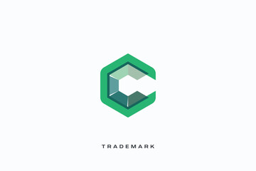 C Letter trademark brand logo