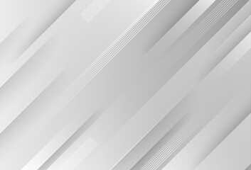 Fototapeta premium Abstract gray and white slash background