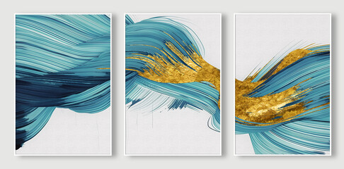 Abstract art oil painting style artwork decoration, wallpaper, mural, carpet, hanging picture