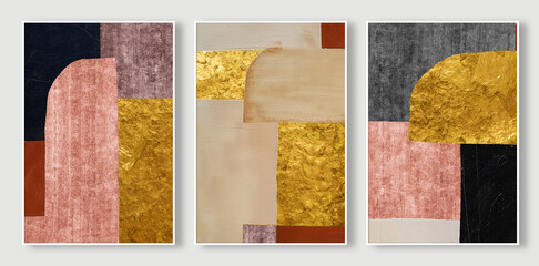 Abstract art oil painting style artwork decoration, wallpaper, mural, carpet, hanging picture © Wirestock