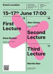 Education Lecture Event Poster