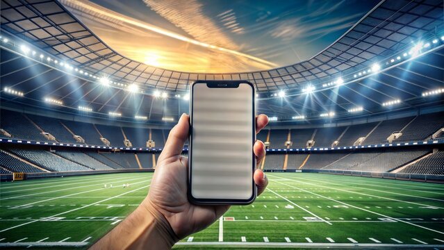 football field and stadium