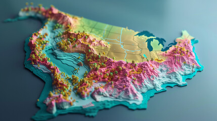California 3D Map: Detailed Geographic Model