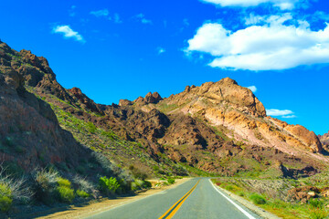 Scenic Road in Nevada