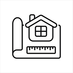 Technical Drawing vector icon