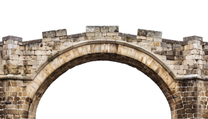 Ancient Stone Archway - Transparent Background