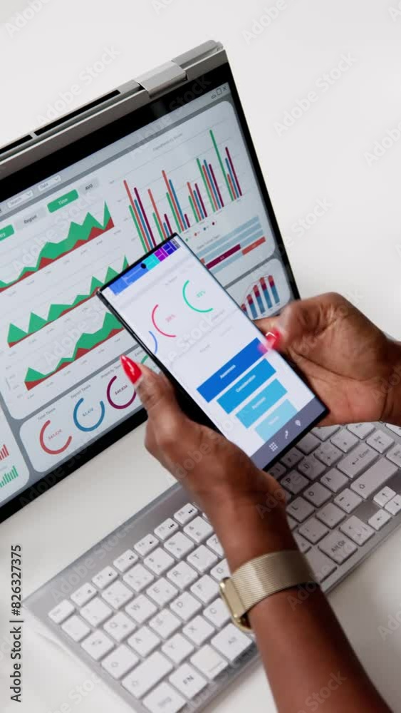 Aufkleber kpi dashboard data analytics