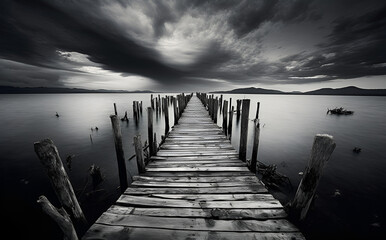 pier on the sea