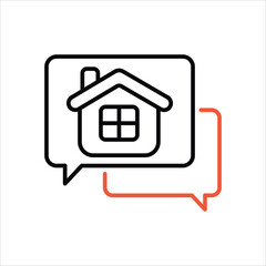 Conversation vector icon