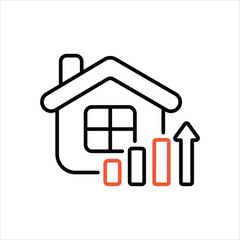 Growth vector icon