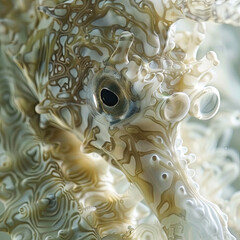 Obraz premium Close-up photos of various fish and aquatic animals.