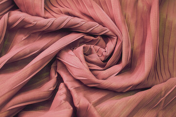 Close-up of striped rose fabric pattern