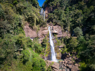 Captivating view of Air Terjun Tengkulese waterfall, Flores, Indonesia.