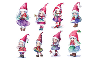 Celebration Day design cartoon girl