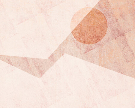 Abstract art with soft neutral color palette