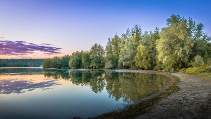 The ponds of Cergy, France