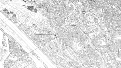 Naklejka premium 3D illustration of city and urban in Vienna Austria