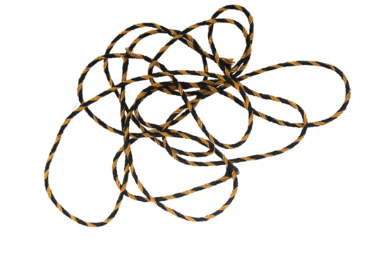 rope and a carabiner climbing for isolated on a transparent background - Powered by Adobe