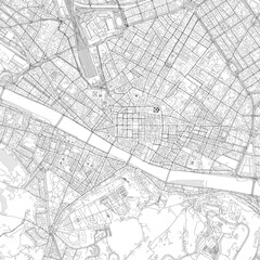 Naklejka premium 3D illustration of city and urban in Florence Italy