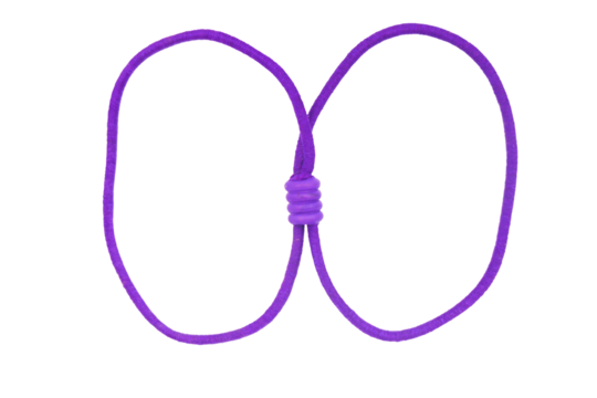 Shiny satin ribbon in lavender color isolated on white background close up .Ribbon image for decoration design - Powered by Adobe