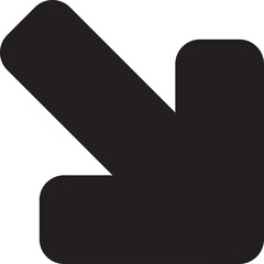 Fototapeta premium Arrow Icon Simple Button