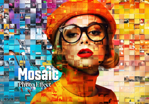 Mosaic Photo Effect