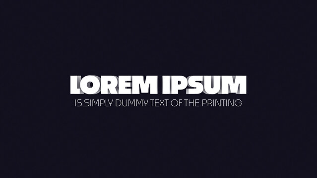 Soft Animated Typography in Sleek and Modern Style
