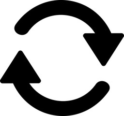 Refresh Circles Page Icon Simple