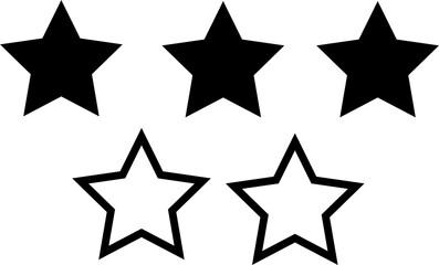 Star Rating Score Icon