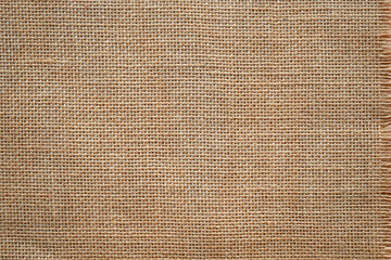 Brown burlap sack texture can be use as background. 