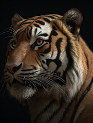 Obraz premium Wild Tiger Lion Portrait