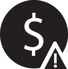 Dollar money currency business simple icon