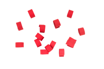 Paper freeing isolated on a transparent background