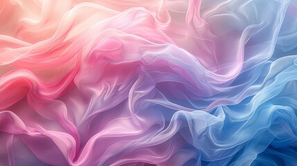 Obraz premium Abstract background with layered, translucent paint swirls in pastel color